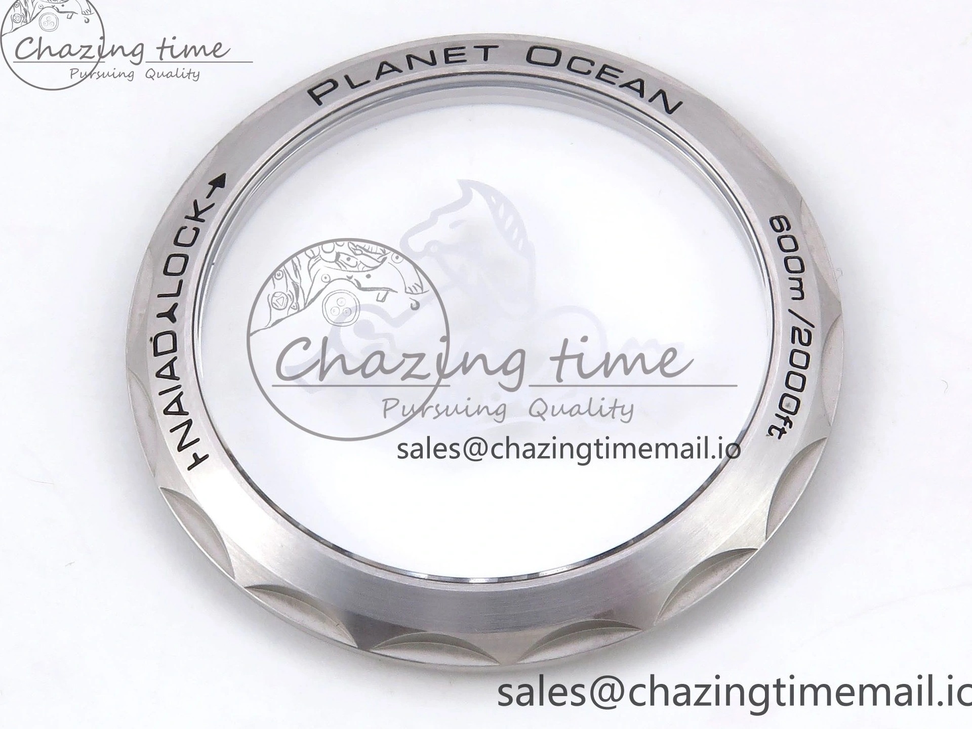 0323 Planet Ocean 43.5mm SS VSF 1:1 Best Edition Brown Bezel Sand Dial on Sand Rubber Strap A8900 Super Clone Neat 7710